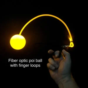 LED POI BALL set of 2 Rechargeable or Non-Rechargeable (pro soft shell)