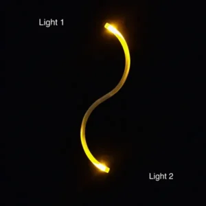 LED S-STAFF/ BUGGENG (single)- Rechargeable or Non-Rechargeable